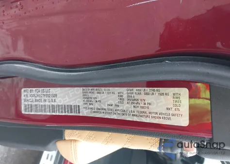 2023 Jeep Grand Cherokee Summit 4X4 из США, поврежденный, VIN 1C4RJHEG7P8821939